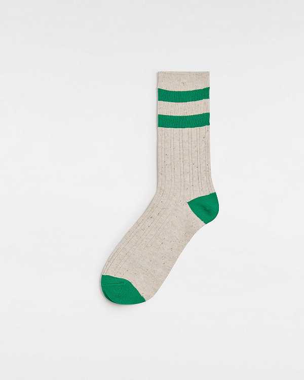 Unisex Vans Classic Crew (1 Pair) Socks Green Malaysia | VN4051236