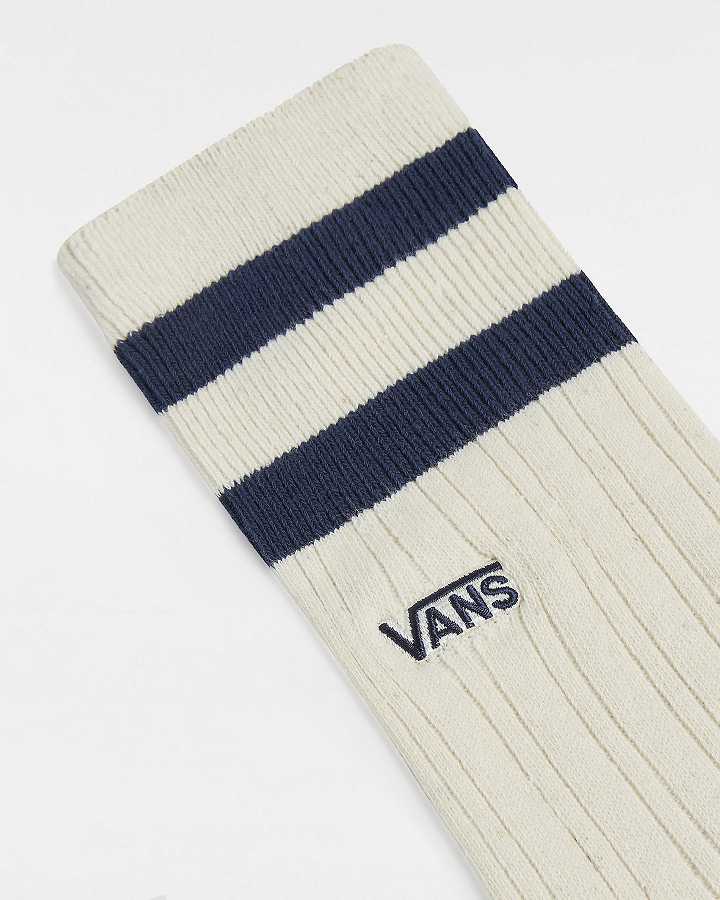 Unisex Vans Classic Crew (1 Pair) Socks White Malaysia | VN3847029