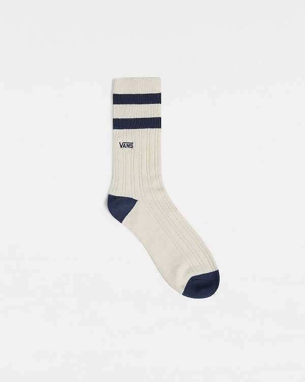 Unisex Vans Classic Crew (1 Pair) Socks White Malaysia | VN3847029