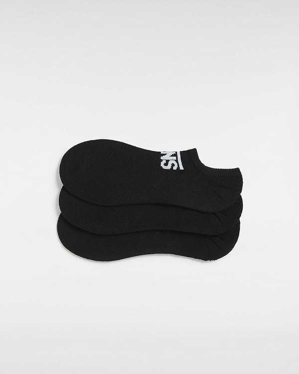 Unisex Vans Classic Kick (3 Pairs) Socks Black Malaysia | VN3125849