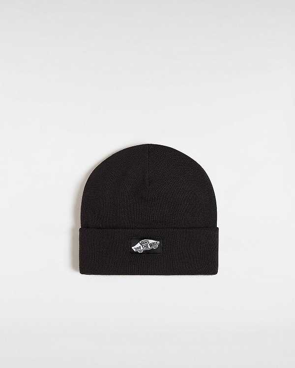 Unisex Vans Classic Tall Cuff Beanie Black Malaysia | VN8209514