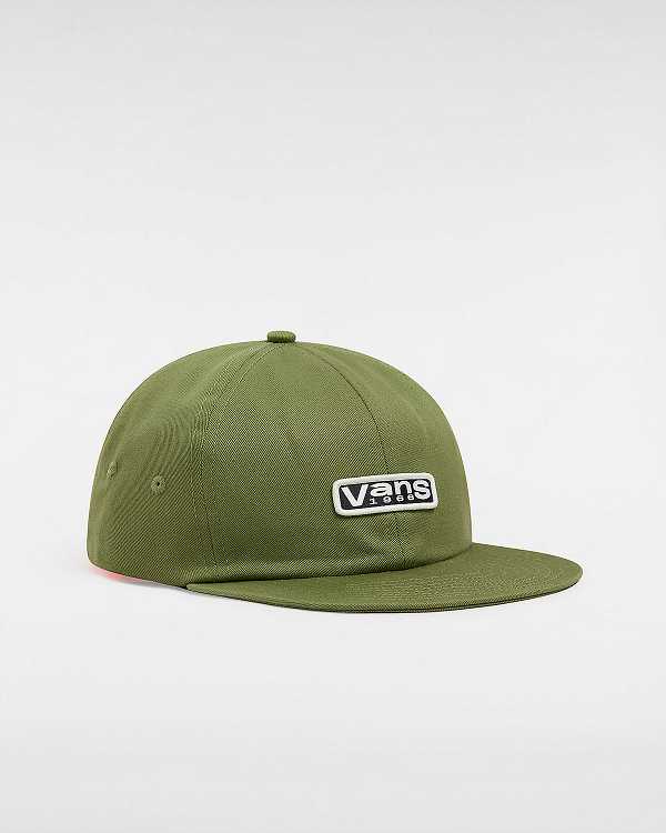 Unisex Vans Cushman Jockey Hats Green Malaysia | VN4178930