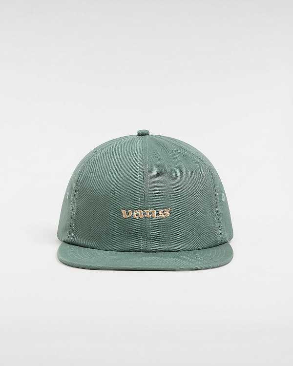 Unisex Vans Cushman Jockey Hats Green Malaysia | VN5618432