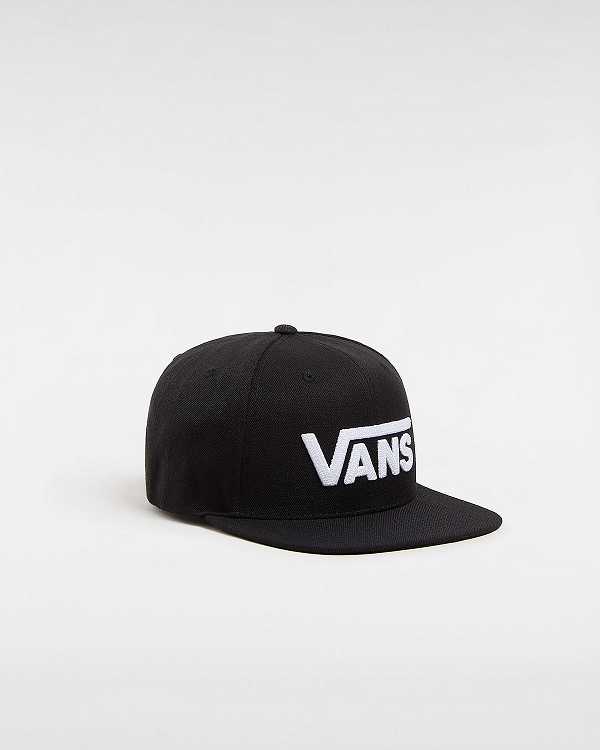 Unisex Vans Drop V Hats Black Malaysia | VN0527316