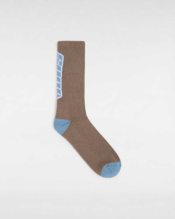 Unisex Vans Faster Crew (1 pair) Socks Brown Malaysia | VN5731968