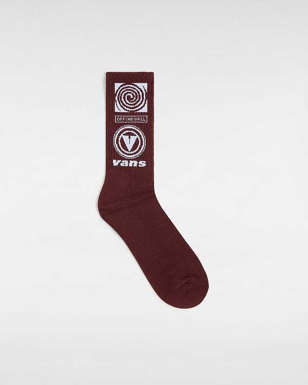 Unisex Vans Faster Crew (1 pair) Socks Brown Malaysia | VN6735824