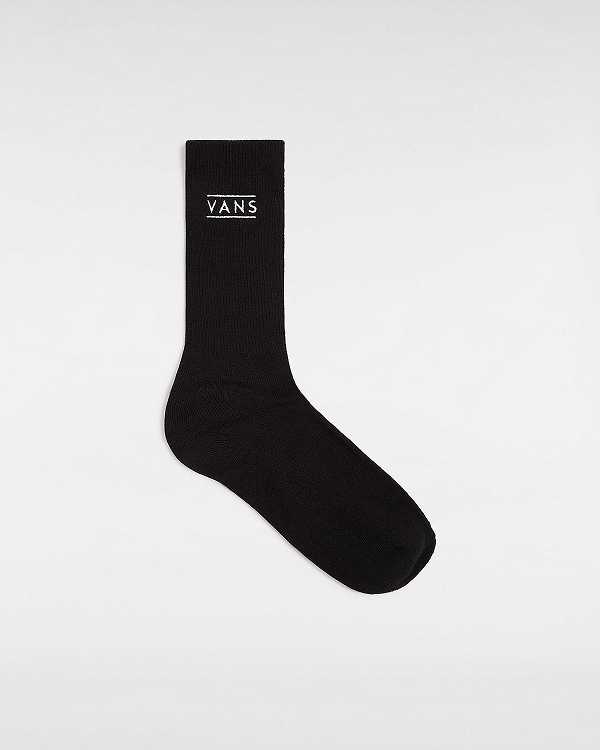 Unisex Vans Half Box Crew (1 Pair) Socks Black Malaysia | VN8902145