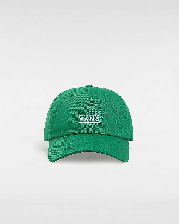 Unisex Vans Half Box Curved Bill Jockey Hats Green Malaysia | VN5901642