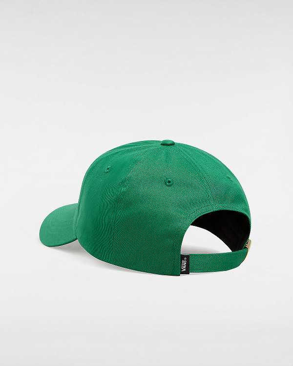 Unisex Vans Half Box Curved Bill Jockey Hats Green Malaysia | VN5901642