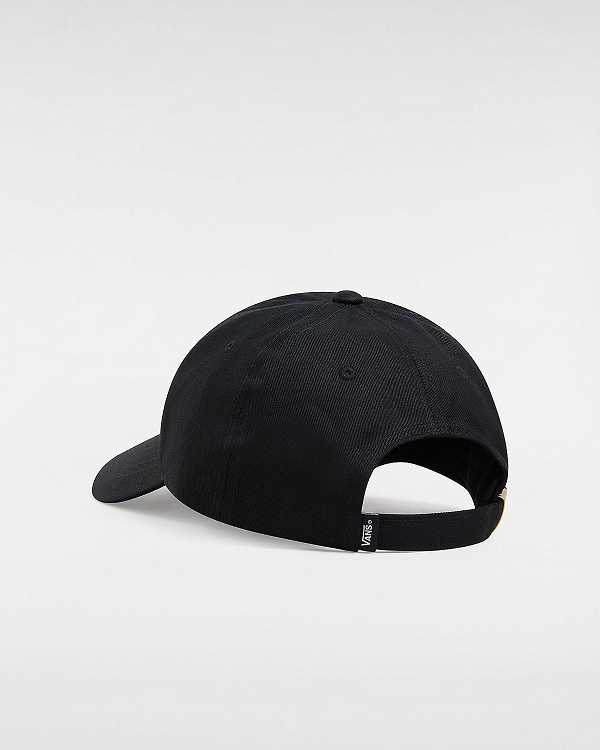 Unisex Vans Half Box Curved Bill Jockey Hats Black Malaysia | VN9058176