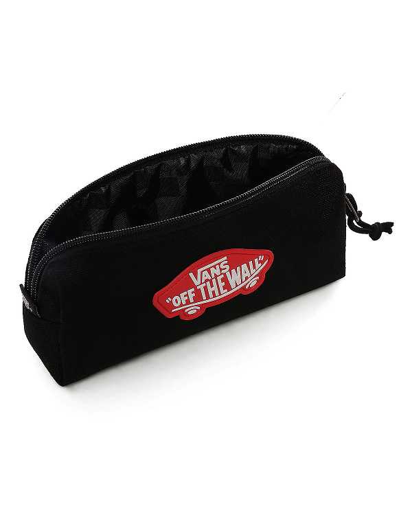 Unisex Vans Off The Wall Pencil Pouches Black Malaysia | VN1352678