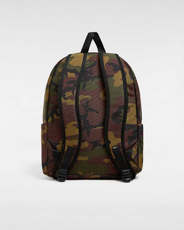 Unisex Vans Old Skool Backpacks Green / Brown Malaysia | VN3149250