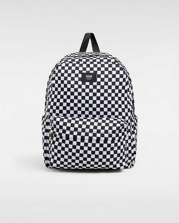 Unisex Vans Old Skool Check Backpacks Black Malaysia | VN5980261