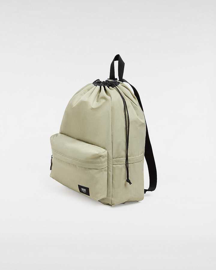 Unisex Vans Old Skool Cinch Backpacks Beige Malaysia | VN5804219