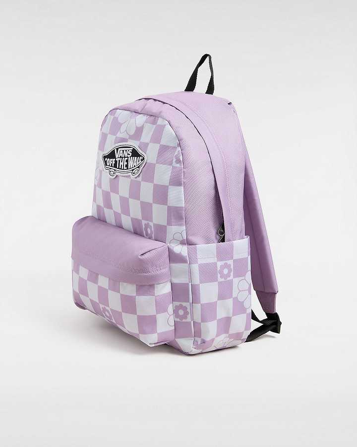 Unisex Vans Old Skool Classic Backpacks Purple Malaysia | VN6318405