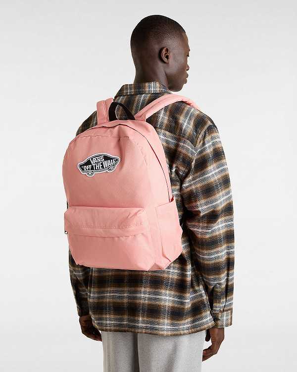 Unisex Vans Old Skool Classic Backpacks Pink Malaysia | VN4392715