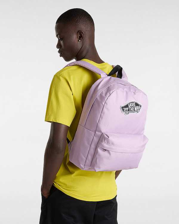 Unisex Vans Old Skool Classic Backpacks Purple Malaysia | VN9354218