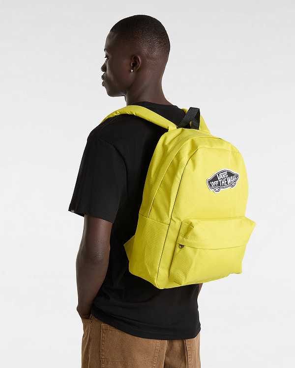 Unisex Vans Old Skool Classic Backpacks Yellow Malaysia | VN7813526