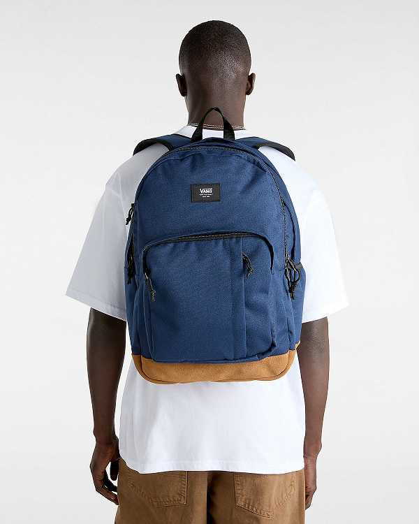 Unisex Vans Old Skool Trek Backpacks Blue Malaysia | VN8463029