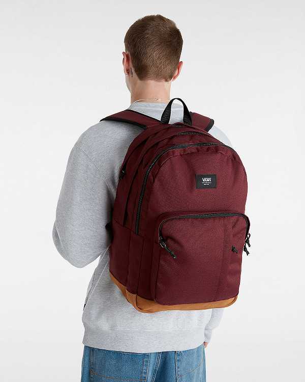 Unisex Vans Old Skool Trek Backpacks Burgundy Malaysia | VN2108937