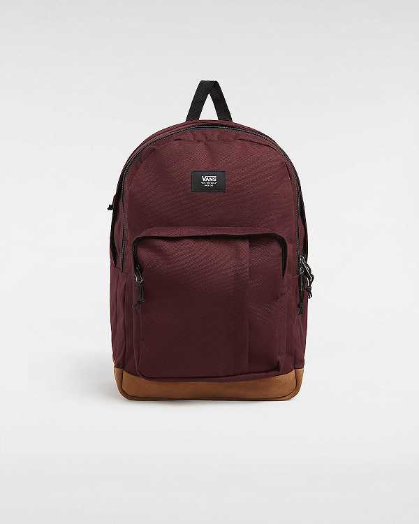 Unisex Vans Old Skool Trek Backpacks Burgundy Malaysia | VN2108937