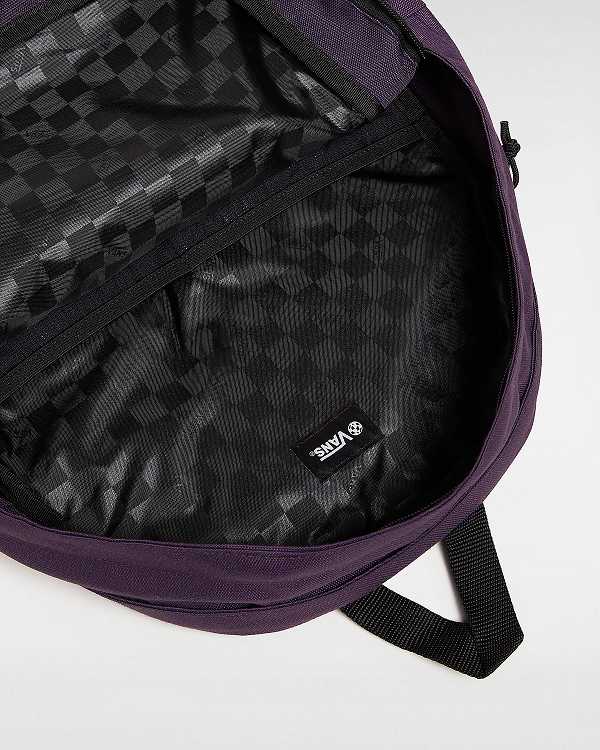 Unisex Vans Old Skool Trek Backpacks Purple Malaysia | VN2683450