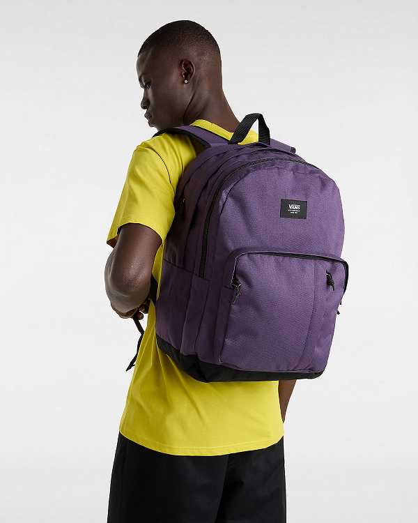 Unisex Vans Old Skool Trek Backpacks Purple Malaysia | VN2683450