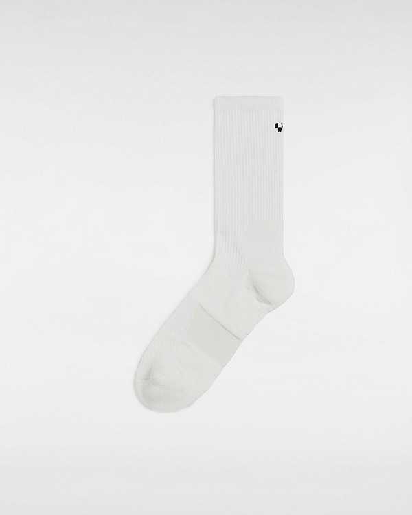 Unisex Vans Skate Standard Crew (1 Pair) Socks White Malaysia | VN8592367