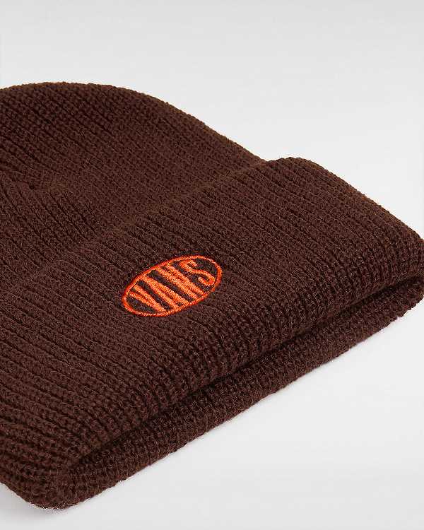 Unisex Vans Spray On Cuff Beanie Brown Malaysia | VN2830957