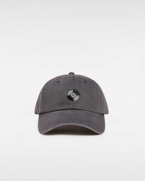 Unisex Vans Vinyl Touch Curved Bill Hats Grey Malaysia | VN6287041