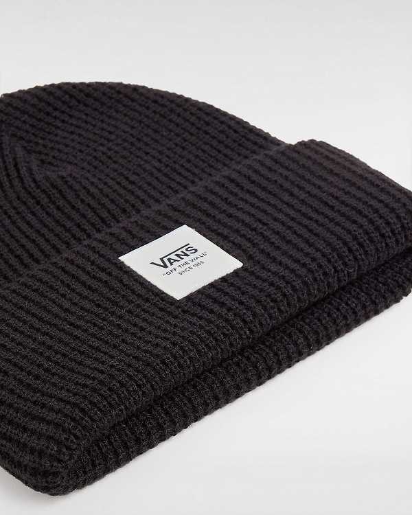 Unisex Vans Waffle Cuff Beanie Black Malaysia | VN0673529