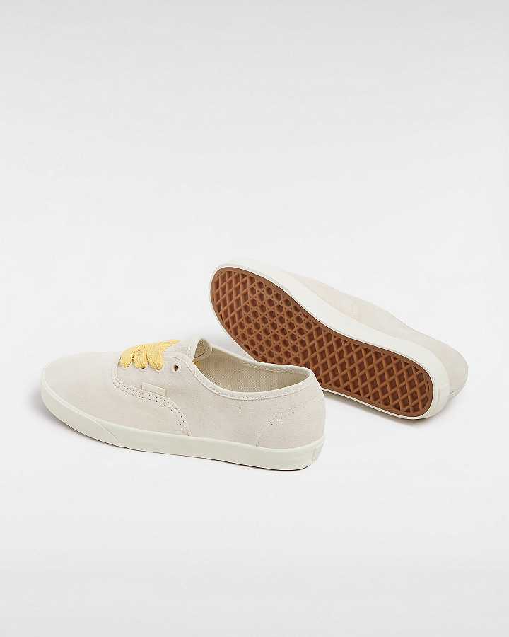 Women Vans Authentic Lowpro Sneakers Beige Malaysia | VN8625197