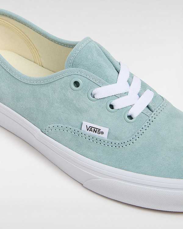 Women Vans Authentic Pig Suede Sneakers Blue Malaysia | VN9027681