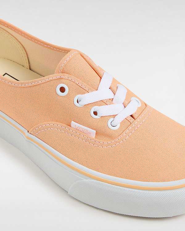 Women Vans Authentic Platform Shoes Orange Malaysia | VN0823765