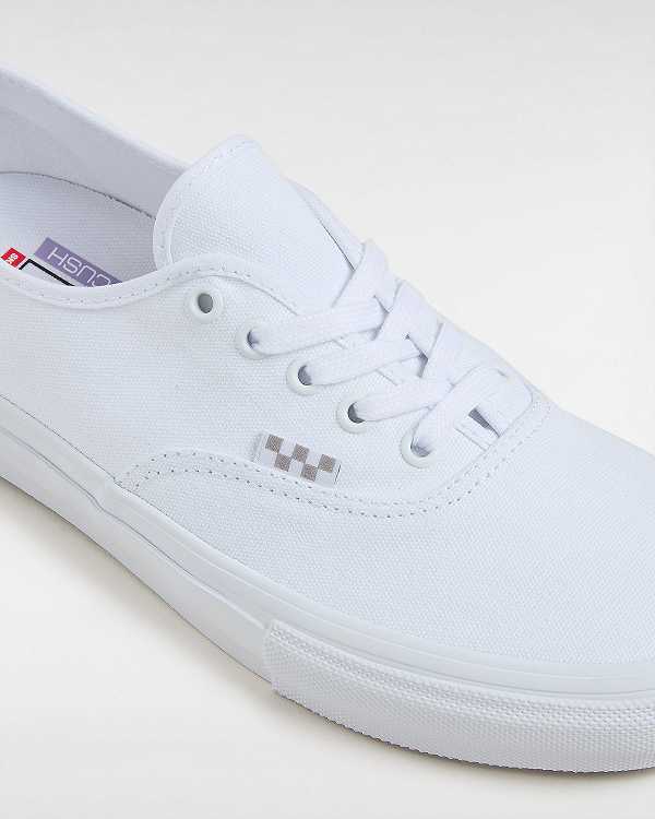 Women Vans Authentic Skate Shoes White Malaysia | VN7815649