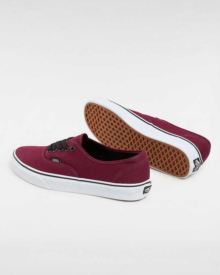 Women Vans Authentic Sneakers Burgundy Malaysia | VN9328071