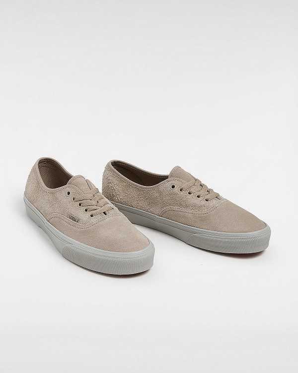 Women Vans Authentic Suede Mix Sneakers Beige Malaysia | VN3726542