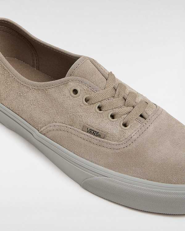 Women Vans Authentic Suede Mix Sneakers Beige Malaysia | VN3726542