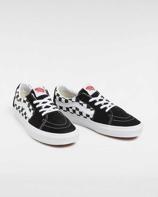 Women Vans Canvas/Suede SK8-Low Skate Shoes Black Malaysia | VN2897354