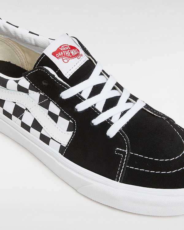 Women Vans Canvas/Suede SK8-Low Skate Shoes Black Malaysia | VN2897354