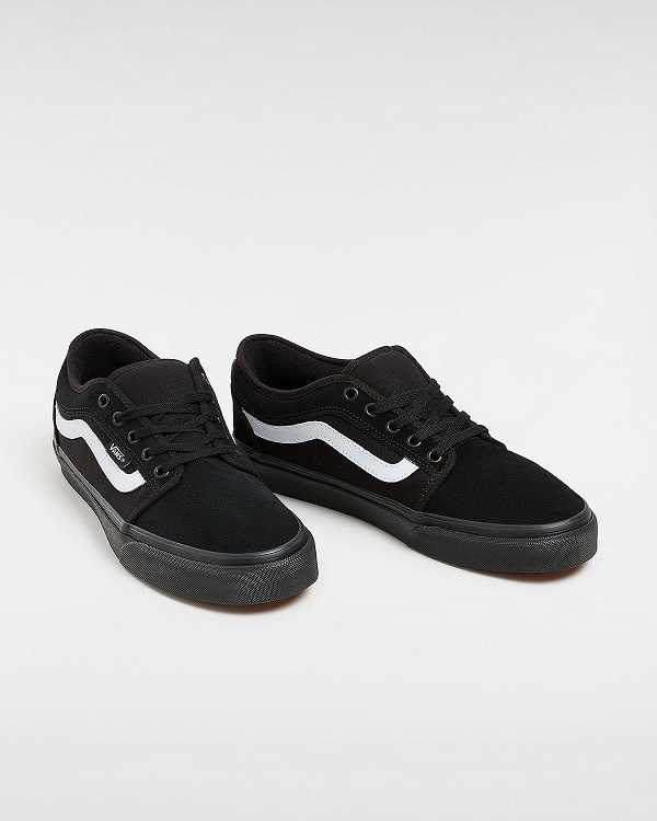 Women Vans Chukka Low Sidestripe Skate Shoes Black Malaysia | VN2158934