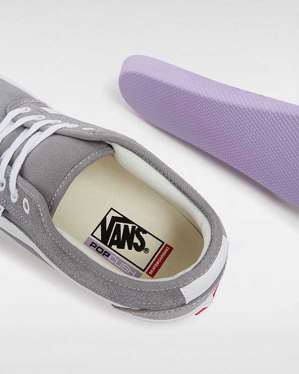 Women Vans Chukka Low Sidestripe Skate Shoes Grey Malaysia | VN0584123