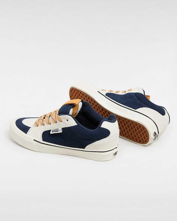 Women Vans Chukka Push Sneakers Blue / White Malaysia | VN9752106