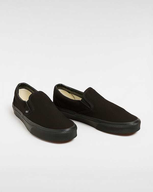 Women Vans Classic Slip On Shoes Black Malaysia | VN6490758