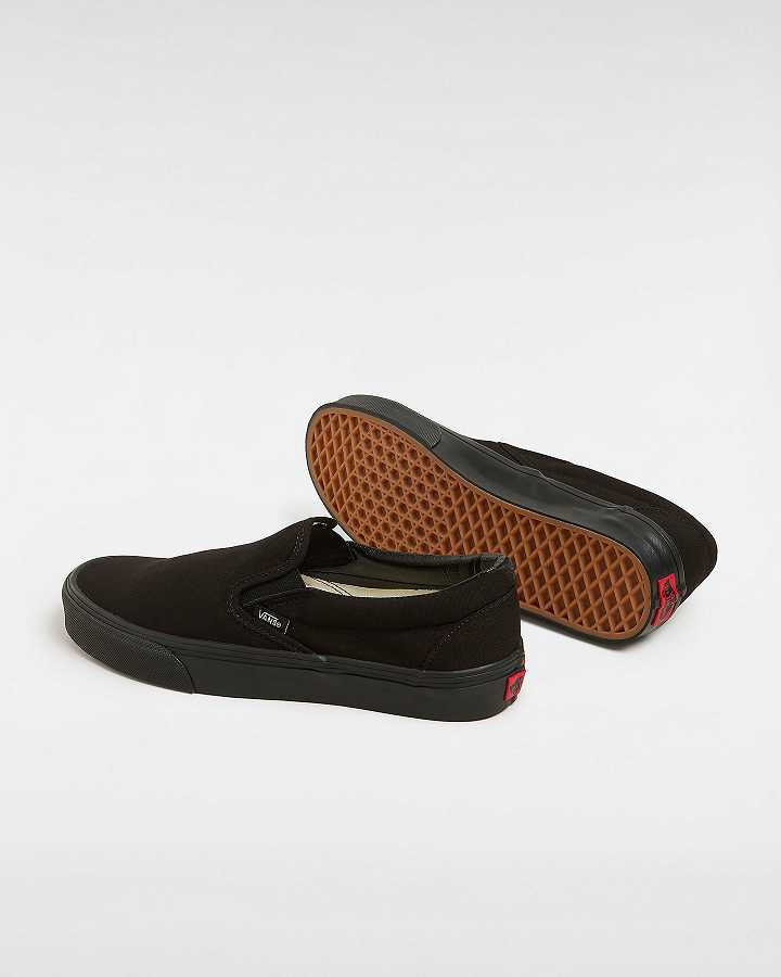 Women Vans Classic Slip On Shoes Black Malaysia | VN6490758