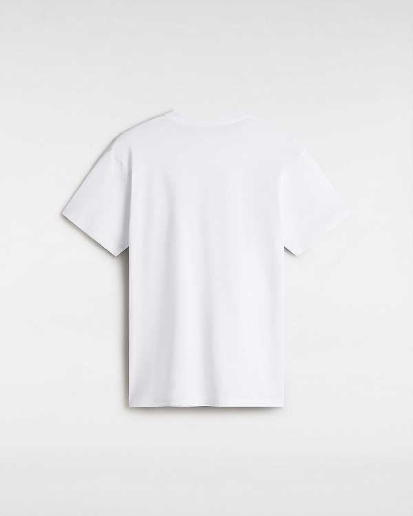 Women Vans Classic T Shirts White Malaysia | VN1084927