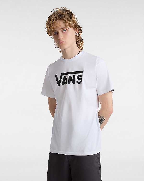 Women Vans Classic T Shirts White Malaysia | VN1084927