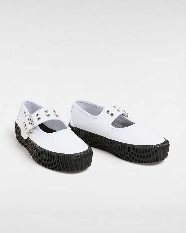 Women Vans Creeper Mary Janes White Malaysia | VN7491265