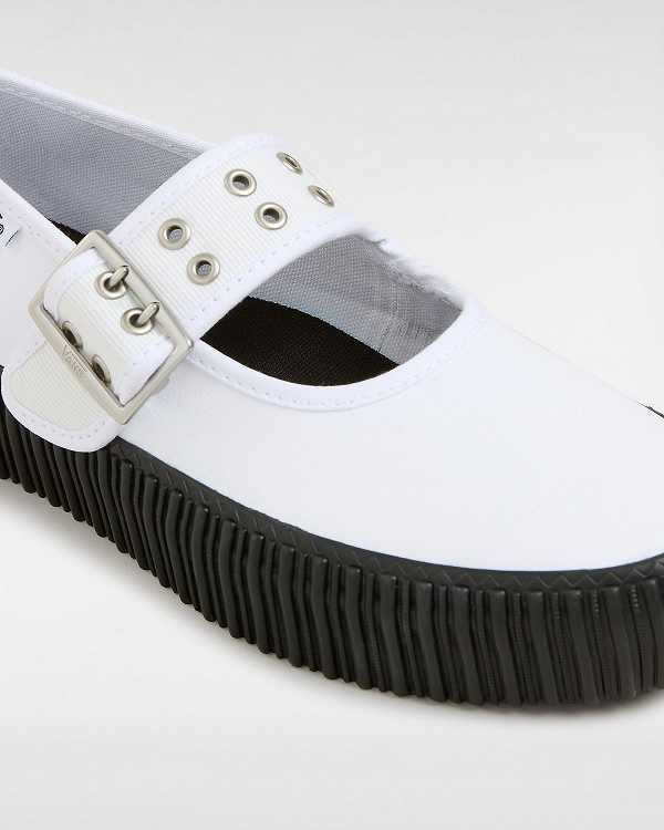 Women Vans Creeper Mary Janes White Malaysia | VN7491265