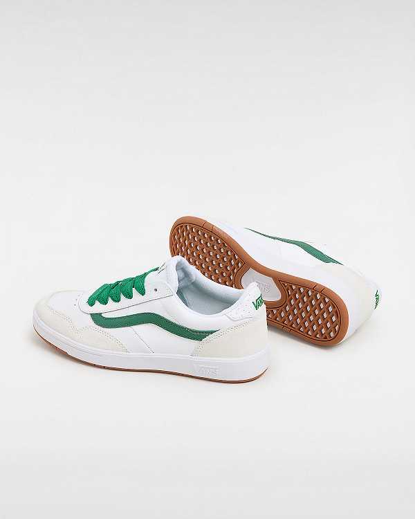 Women Vans Cruze Too ComfyCush Sneakers Green / White Malaysia | VN1748203